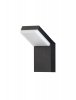Minimalistyczny kinkiet ścienny zewnętrzny klasyczny LED aluminiowy kolor antracyt podświetlający elewację IP65 SIRELIA LE75157 Luces Exclusivas